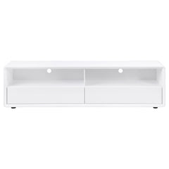 Ellice White 71-inch TV Stand Media Console - Ornate Home