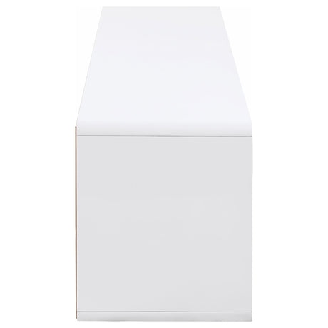 Ellice White 71-inch TV Stand Media Console - Ornate Home