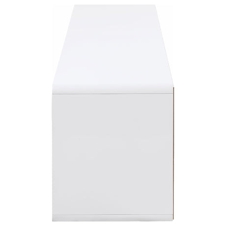 Ellice White 71-inch TV Stand Media Console - Ornate Home