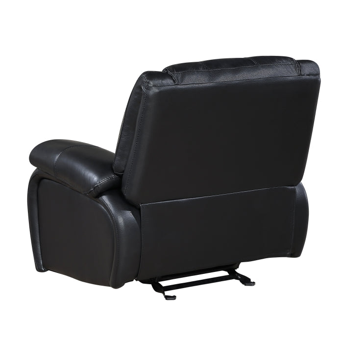 Ellicott Black Glider Reclining Chair - Ornate Home