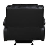 Ellicott Black Glider Reclining Chair - Ornate Home