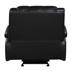Ellicott Black Glider Reclining Chair - Ornate Home