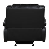 Ellicott Black Glider Reclining Chair - Ornate Home