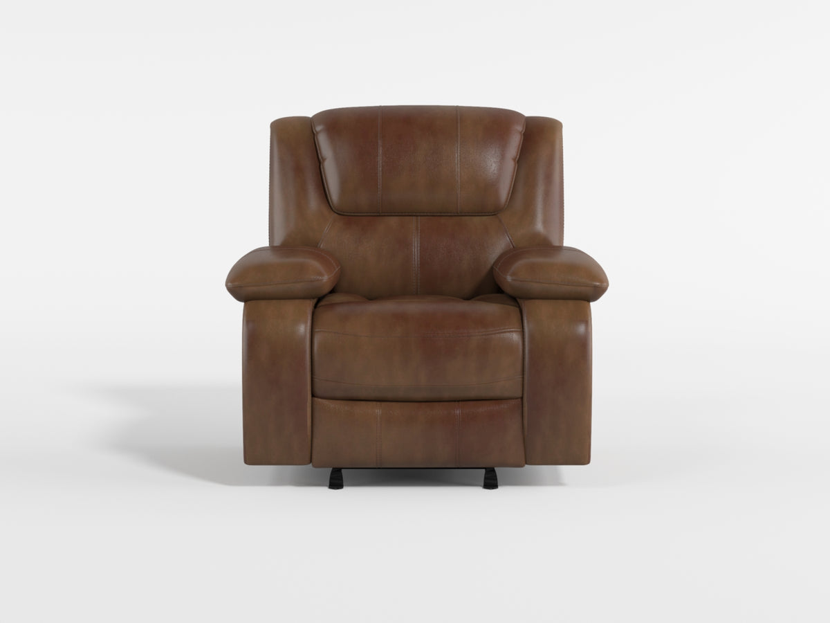 Ellicott Black Glider Reclining Chair - Ornate Home
