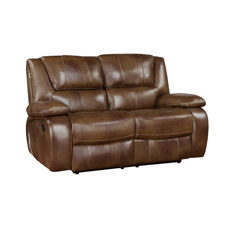 Ellicott Brown Double Reclining Loveseat - Ornate Home