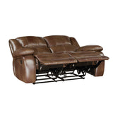 Ellicott Brown Double Reclining Loveseat - Ornate Home