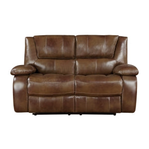 Ellicott Brown Double Reclining Loveseat - Ornate Home