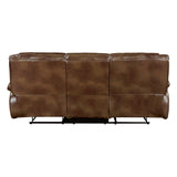 Ellicott Brown Double Reclining Sofa - Ornate Home