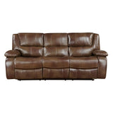 Ellicott Brown Double Reclining Sofa - Ornate Home