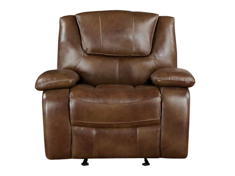 Ellicott Brown Glider Reclining Chair - Ornate Home