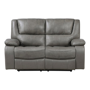 Ellicott Gray Double Reclining Loveseat