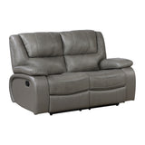 Ellicott Gray Double Reclining Loveseat