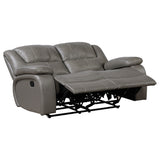 Ellicott Gray Double Reclining Loveseat
