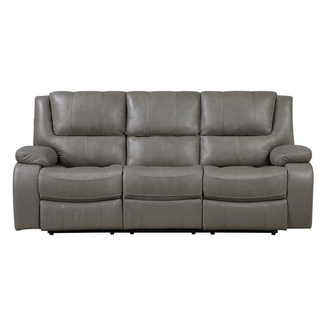 Ellicott Gray Double Reclining Sofa - Ornate Home