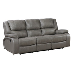Ellicott Gray Double Reclining Sofa - Ornate Home