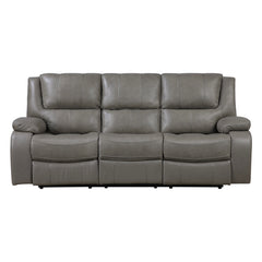 Ellicott Gray Double Reclining Sofa - Ornate Home