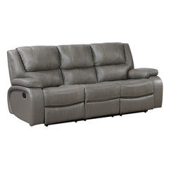 Ellicott Gray Double Reclining Sofa - Ornate Home