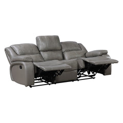 Ellicott Gray Double Reclining Sofa - Ornate Home