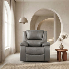 Ellicott Gray Glider Reclining Chair - Ornate Home