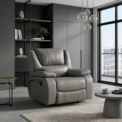 Ellicott Gray Glider Reclining Chair - Ornate Home