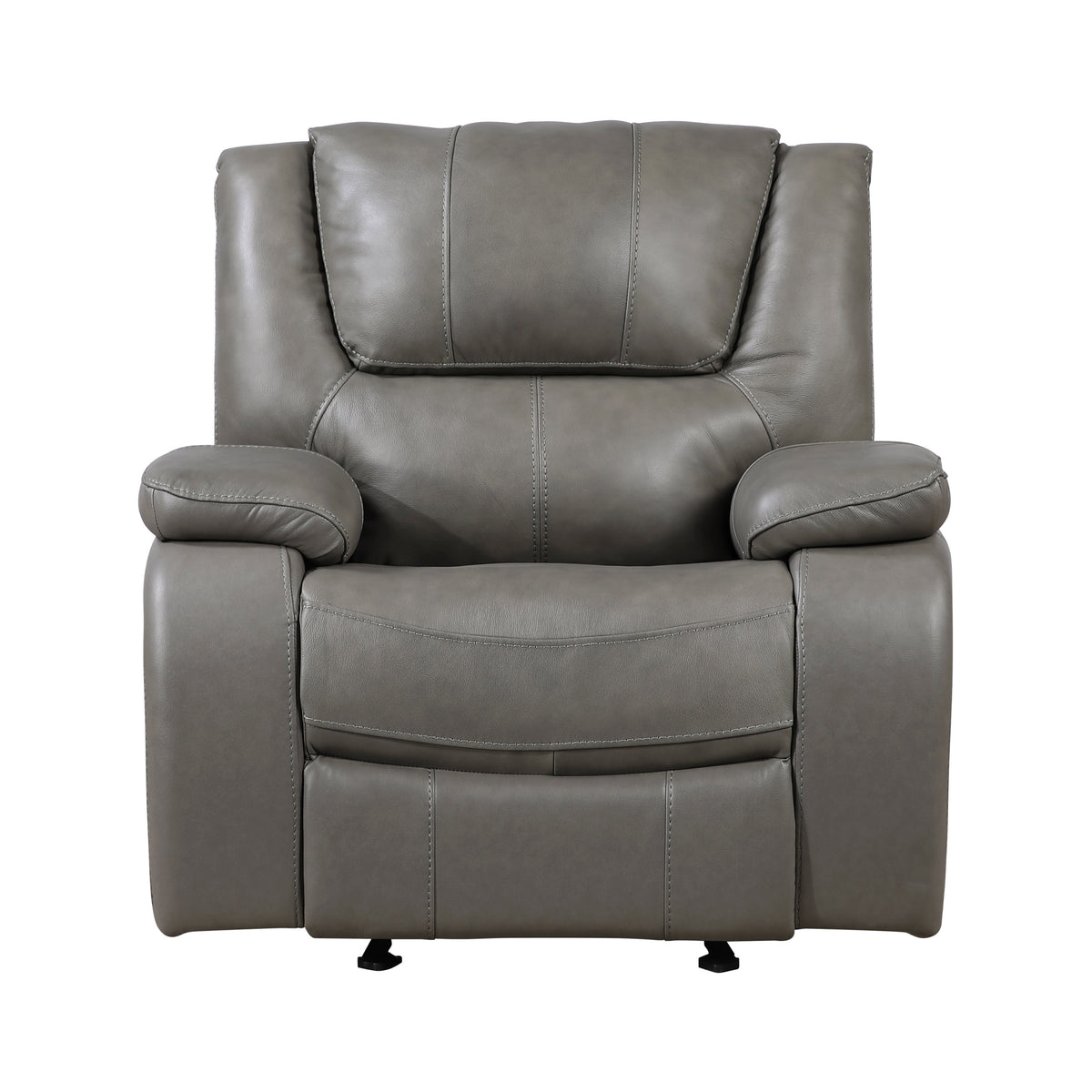 Ellicott Gray Glider Reclining Chair - Ornate Home