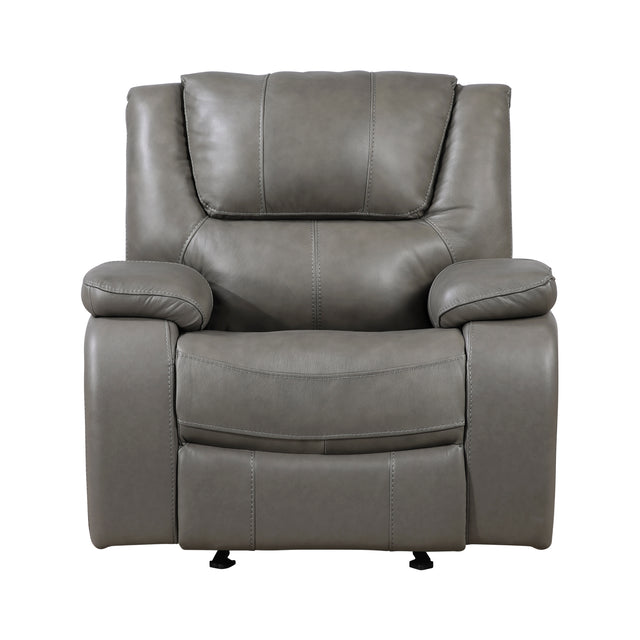 Ellicott Gray Glider Reclining Chair - Ornate Home