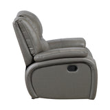Ellicott Gray Glider Reclining Chair - Ornate Home