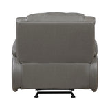 Ellicott Gray Glider Reclining Chair - Ornate Home