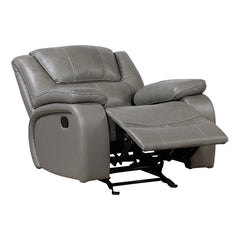 Ellicott Gray Glider Reclining Chair - Ornate Home