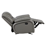Ellicott Gray Glider Reclining Chair - Ornate Home