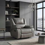 Ellicott Gray Glider Reclining Chair - Ornate Home
