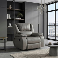 Ellicott Gray Glider Reclining Chair - Ornate Home