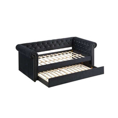 Ellie Black Daybed w/ Trundle - Ornate Home