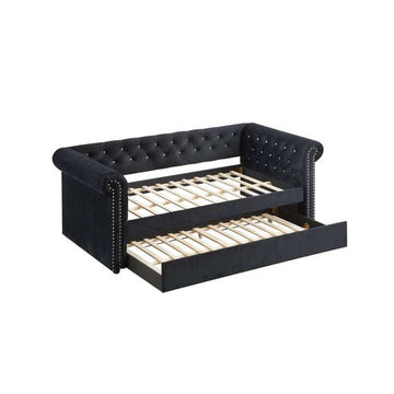 Ellie Black Daybed w/ Trundle - Ornate Home