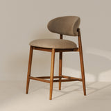 Ellie Light Brown Counter Stool - Ornate Home