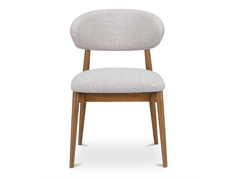 Ellie Oatmeal/Brown Dining Chair - Ornate Home