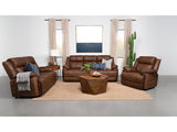 Ellington Dark Brown Living Room Set - Ornate Home