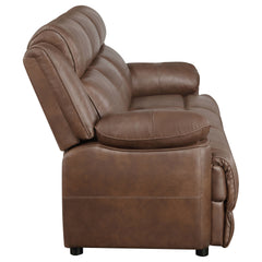Ellington Dark Brown Living Room Set - Ornate Home