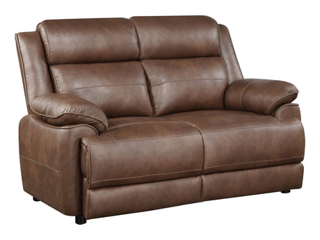 Ellington Dark Brown Loveseat - Ornate Home