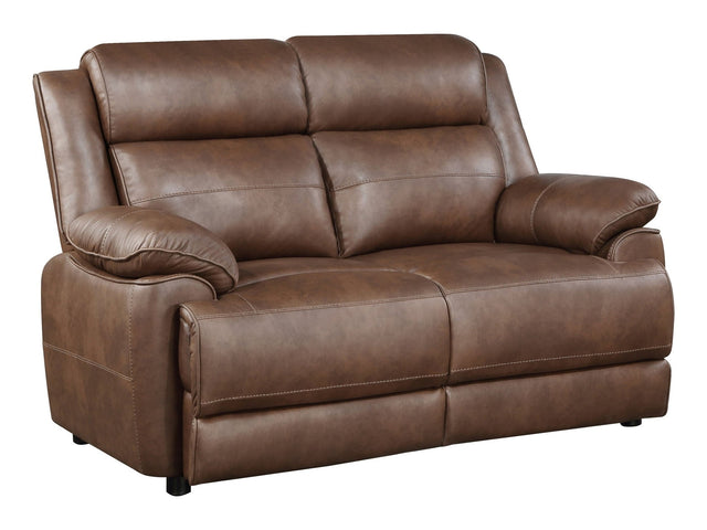 Ellington Dark Brown Loveseat - Ornate Home