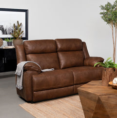 Ellington Dark Brown Loveseat - Ornate Home