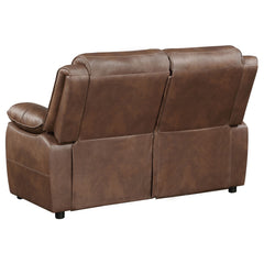 Ellington Dark Brown Loveseat - Ornate Home