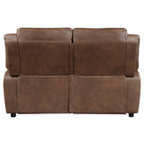 Ellington Dark Brown Loveseat - Ornate Home