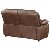 Ellington Dark Brown Loveseat - Ornate Home