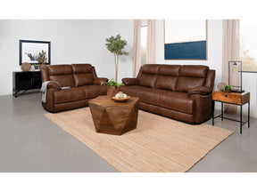 Ellington Dark Brown Sofa & Loveseat - Ornate Home