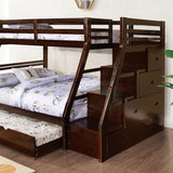 Ellington Espresso Twin/Full Bunk Bed - Ornate Home