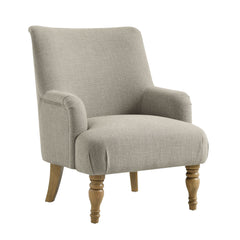 Ellington Linen Fabric Upholstered Accent Armchair - Ornate Home