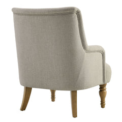 Ellington Linen Fabric Upholstered Accent Armchair - Ornate Home