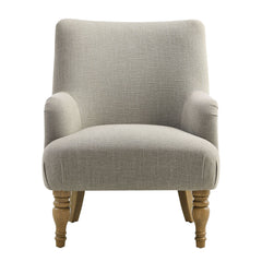 Ellington Linen Fabric Upholstered Accent Armchair - Ornate Home