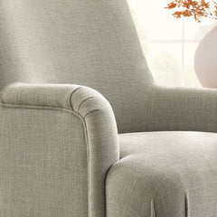 Ellington Linen Fabric Upholstered Accent Armchair - Ornate Home